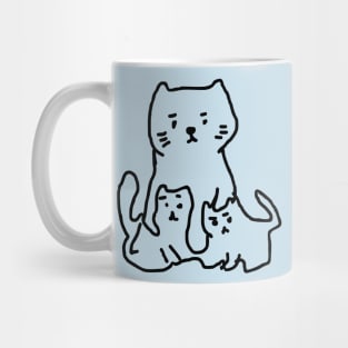 Doodle cat mom Mug